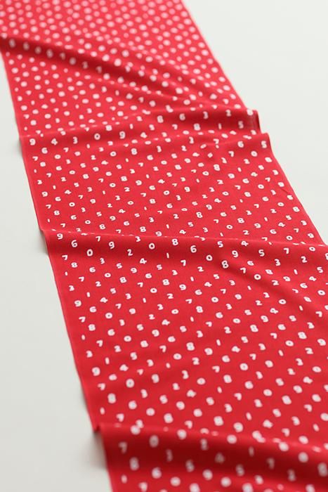 Textile  (Ise-momen cottoncotton Handkerchief)/beansSO-SU-U deep scarletkiH)＜50cm＞