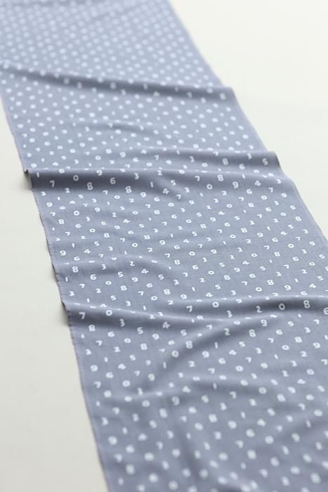 Textile  (Ise-momen cottoncotton Handkerchief)/beansSO-SU-U ThinInk Black(Usuzumi color) <50cm>