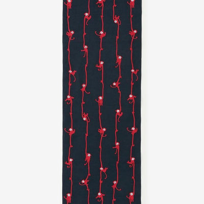 Textile sold in cuts (Ise-cotton Handkerchief) / Monkey＜50cm＞
