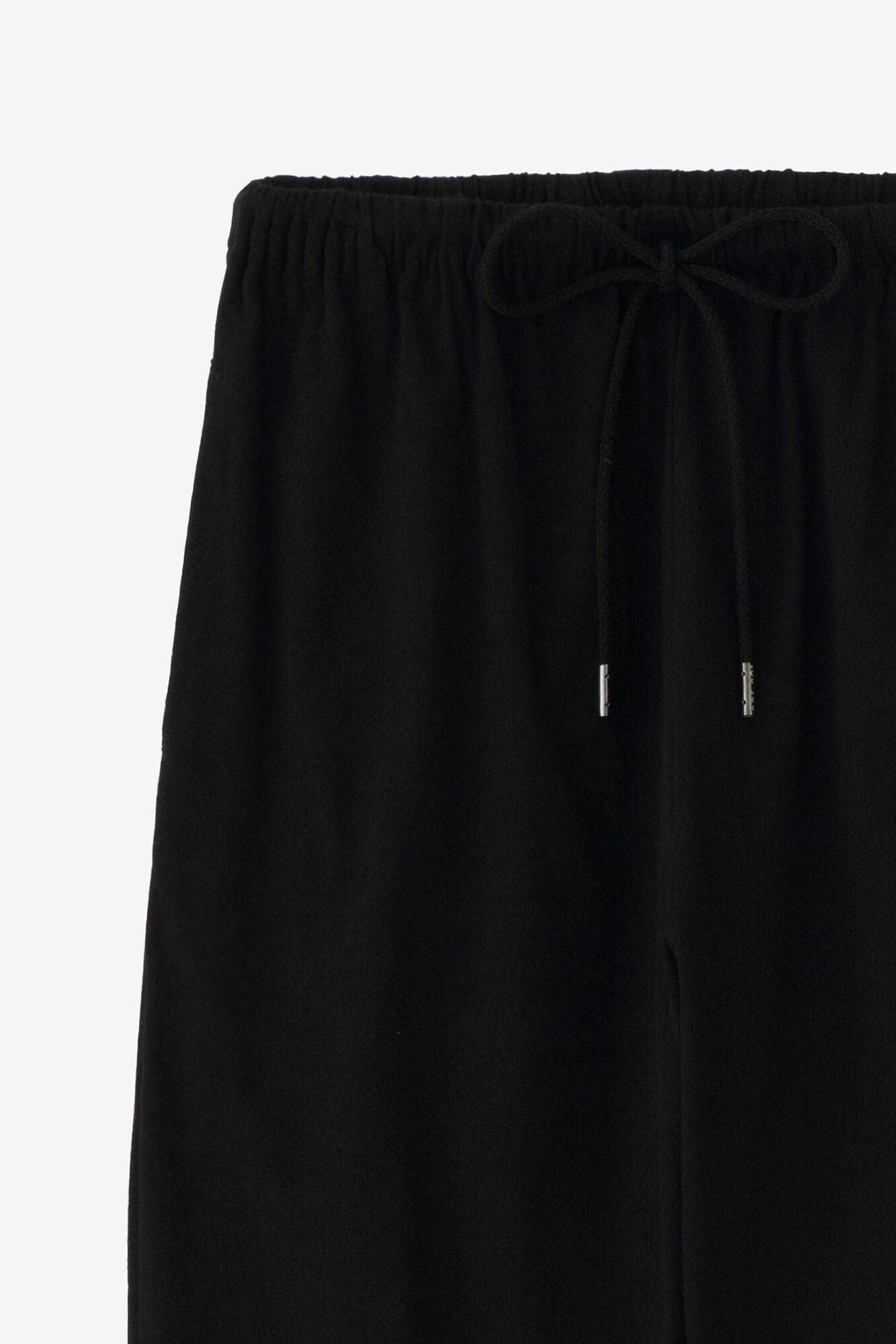 高島縮棉 40/40 內搭褲／黑色