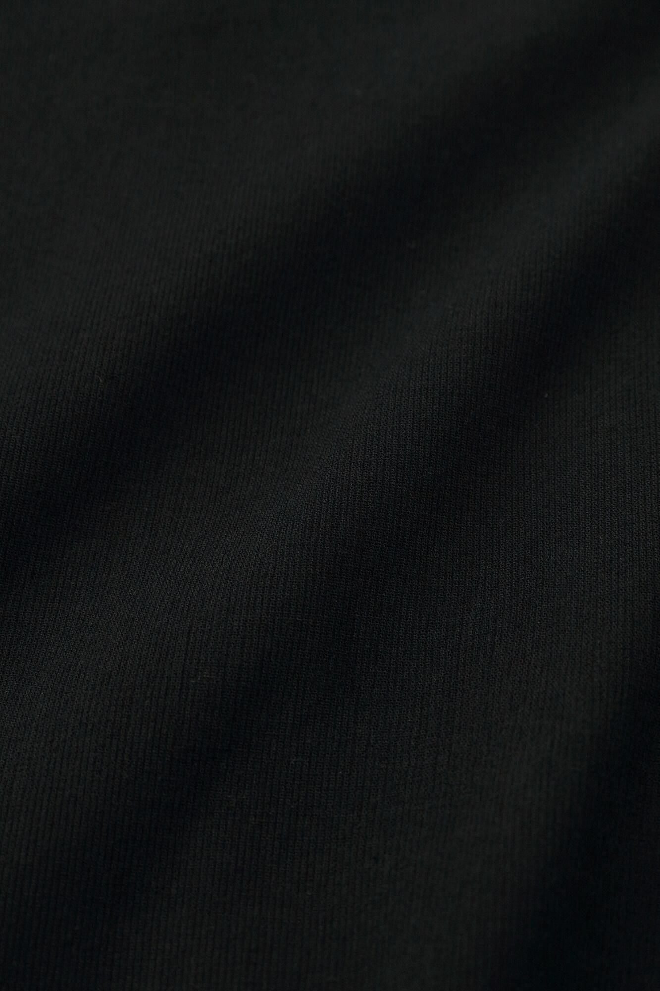 高島縮棉 40/40 內搭褲／黑色