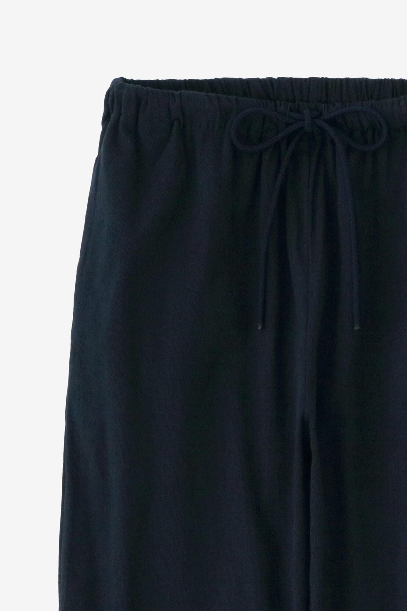 高島縮 40/40 レギンスパンツ／留紺（とめこん）