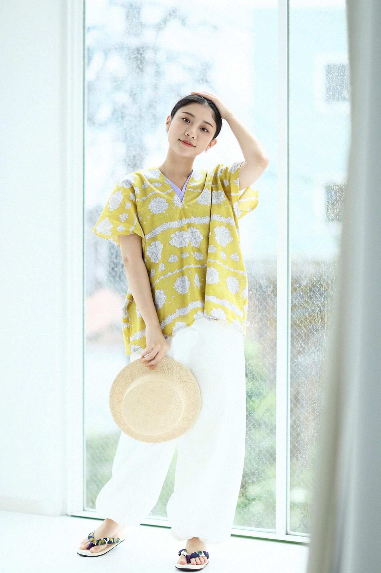 草履涼鞋 茶竹／花衣