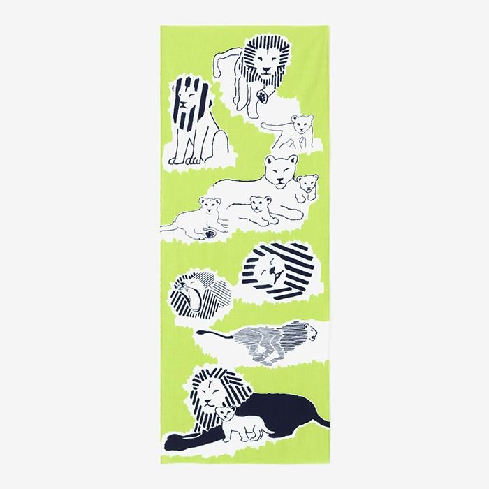 Isemomen Cotton Textile Handkerchief / Lion