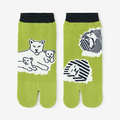 分趾襪（腳踝長度）／獅子 【男・女性用】