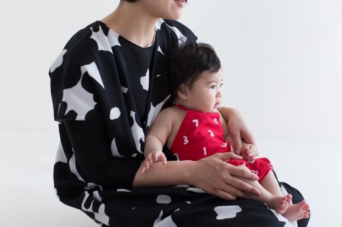 ●伊勢木棉 肚兜套裝/suuu 紅色