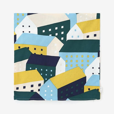 平織り21番手 クッション（座布団）カバー／北の国 月明（げつめい）【※お届けに約3週間】