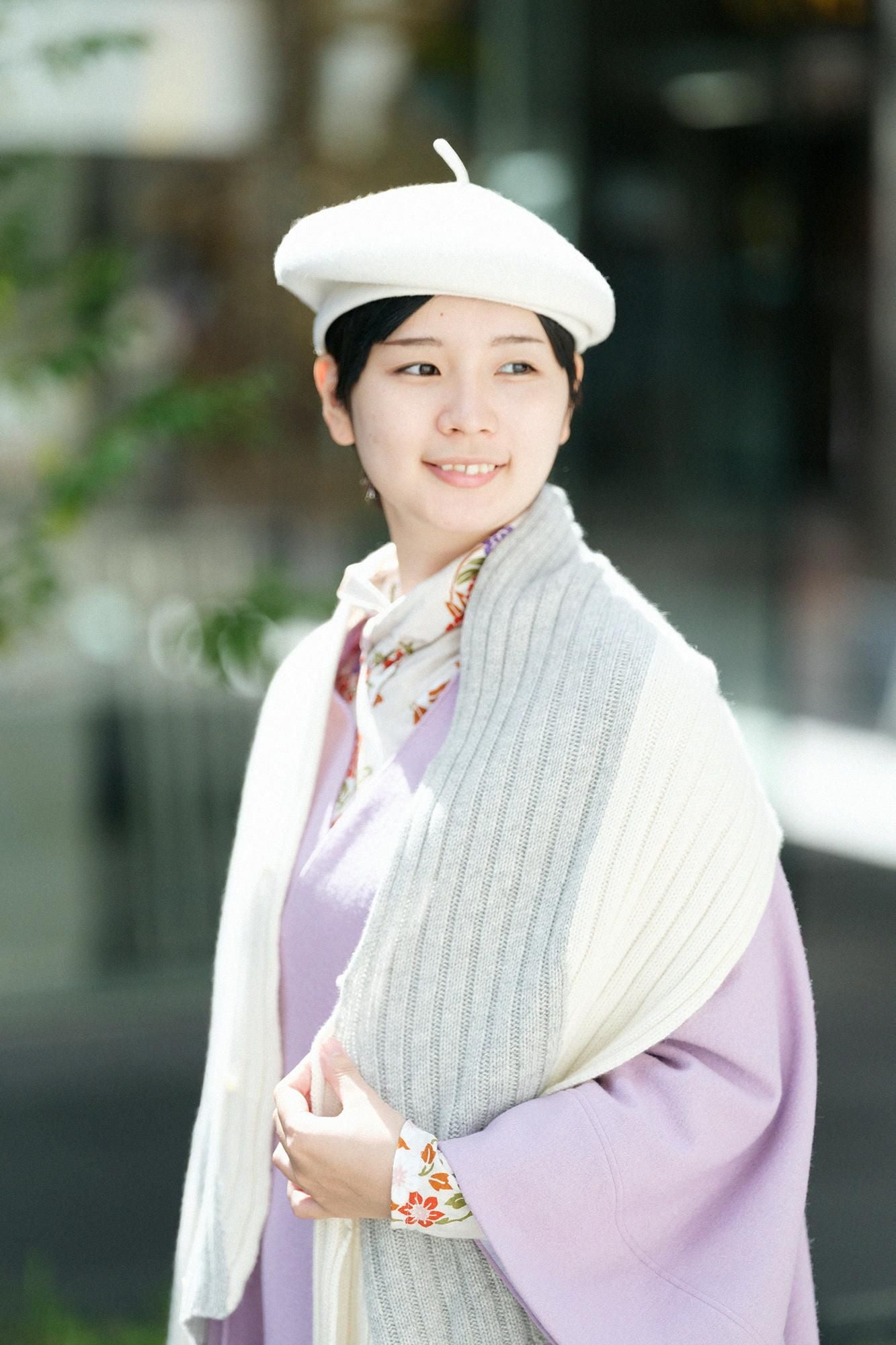 SOU・SOU×ALPHA カシミヤ 枯山水（かれさんすい） 染流し（そめながし