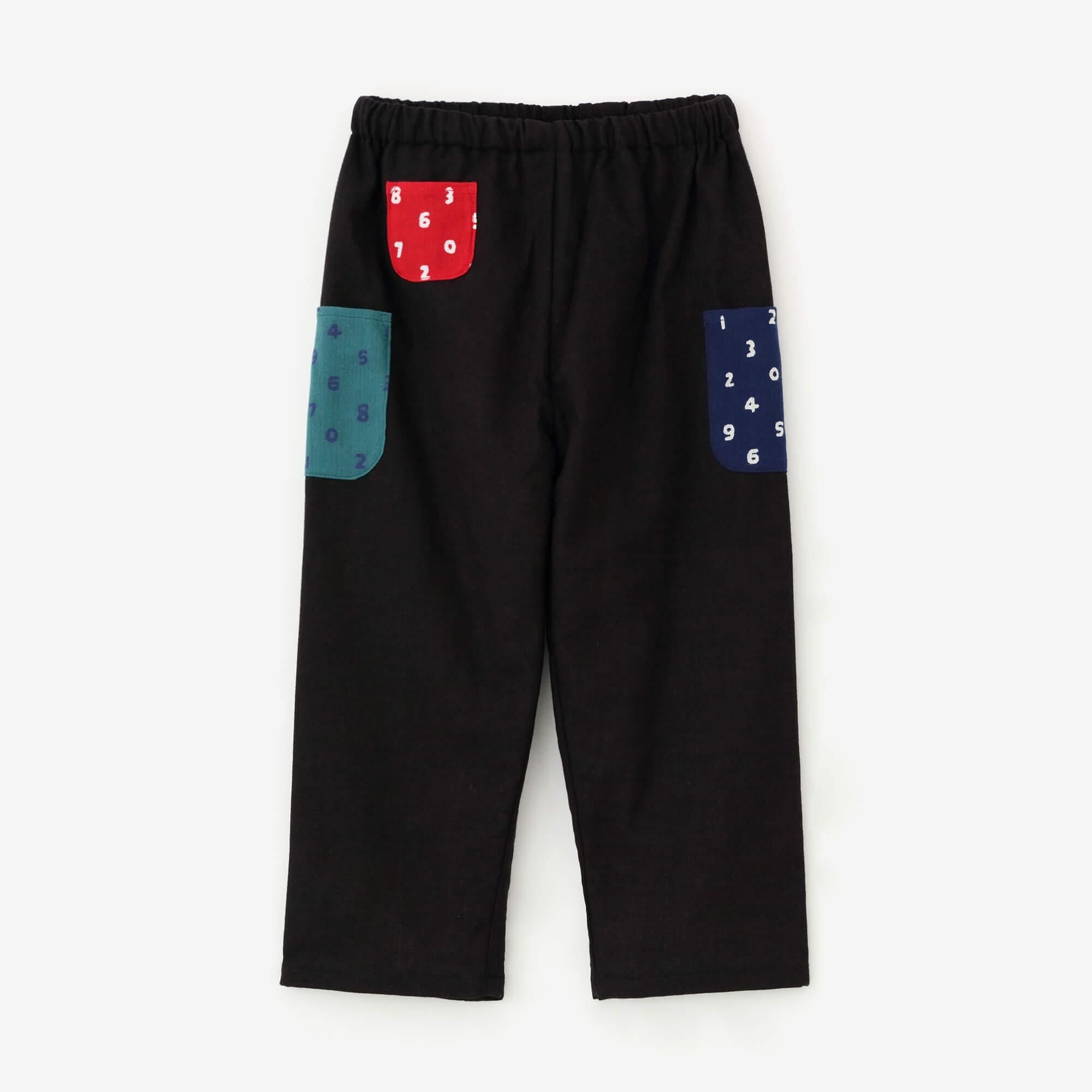 ●이세모멘 어린이몸뻬 미츠이노우／검은색