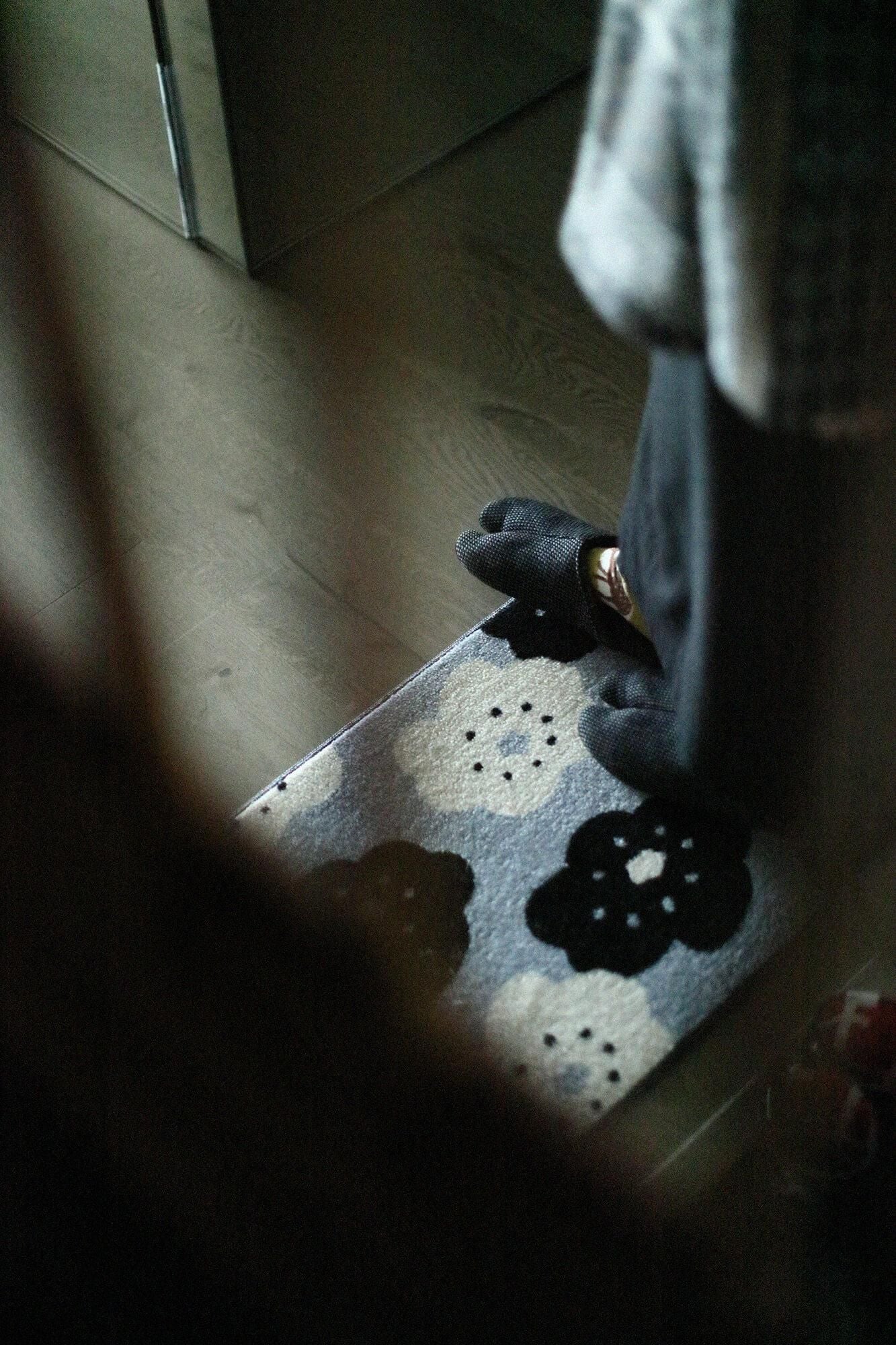 Tapis textile/Sourire