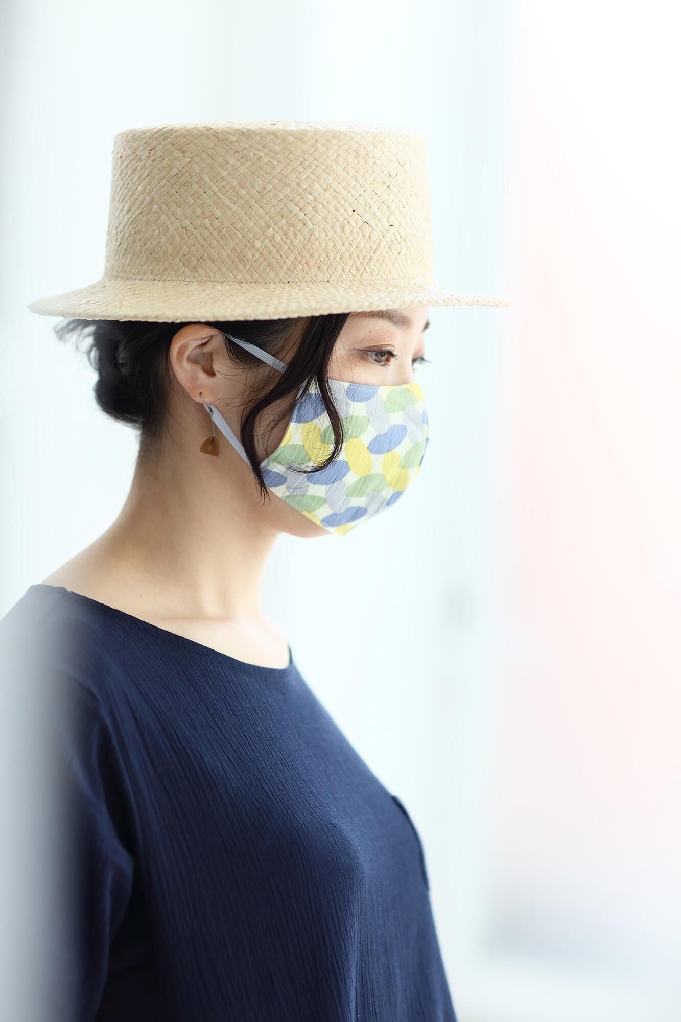 30%OFF】高島縮 テキスタイルマスク／組手（くみて）