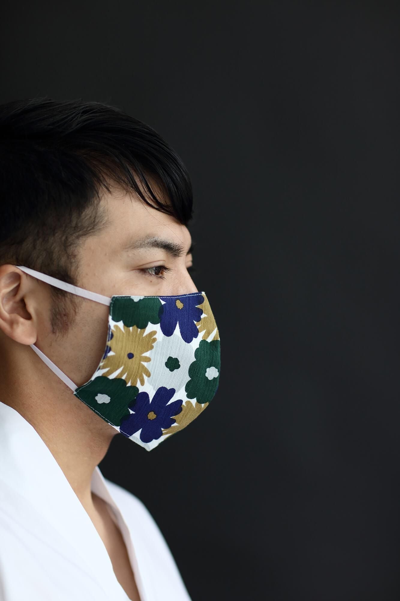 ◎【30%OFF】高島縮棉 圖案紋樣布口罩／落落大方 繽紛