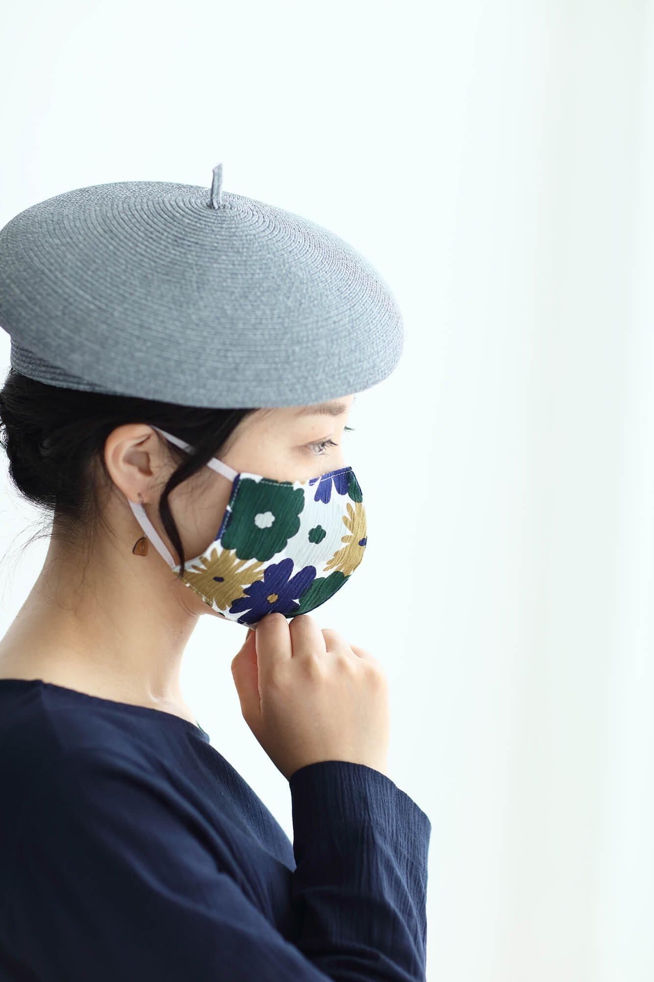 ◎【30%OFF】高島縮棉 圖案紋樣布口罩／落落大方 繽紛