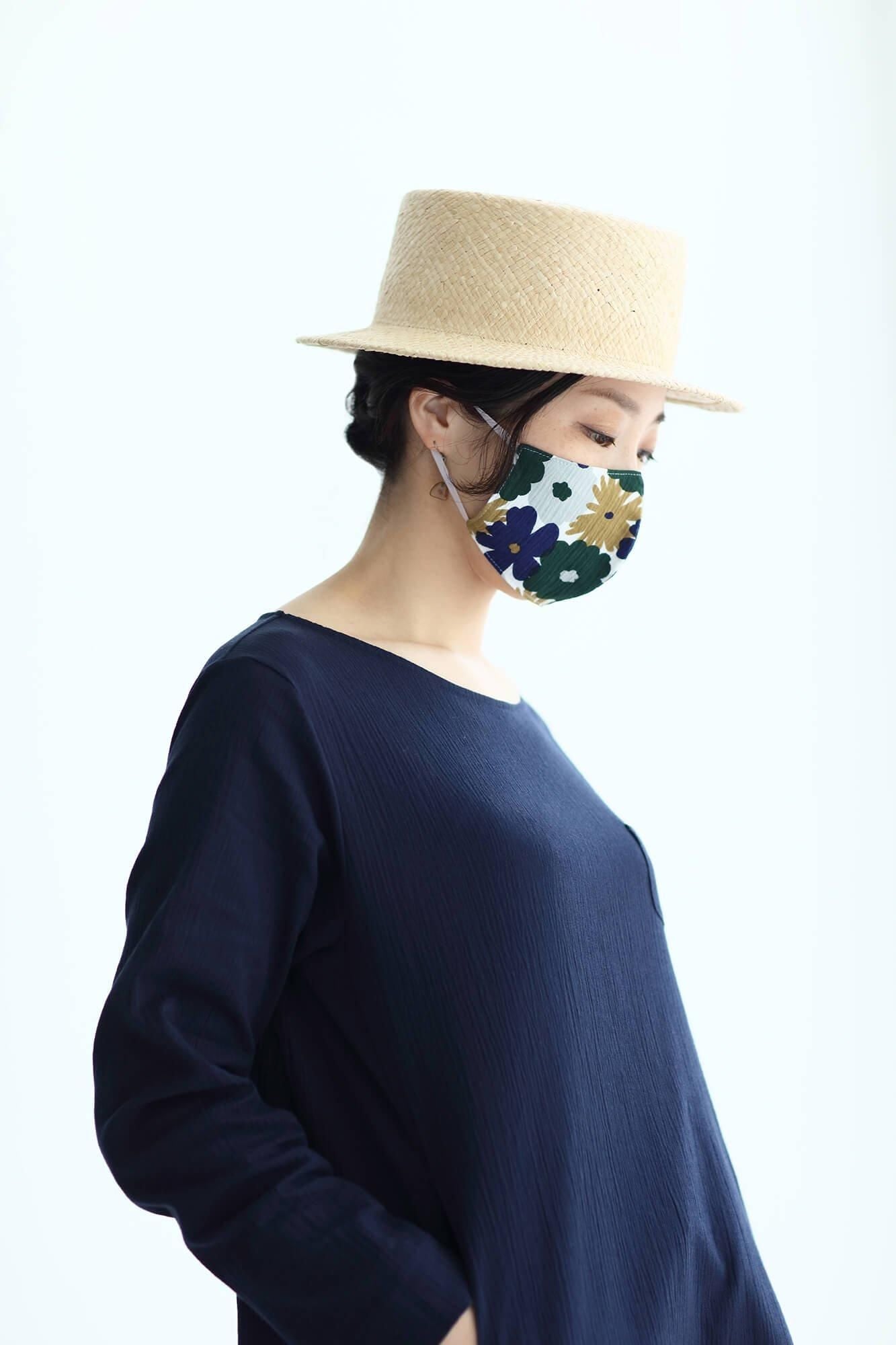 ◎【30%OFF】高島縮棉 圖案紋樣布口罩／落落大方 繽紛