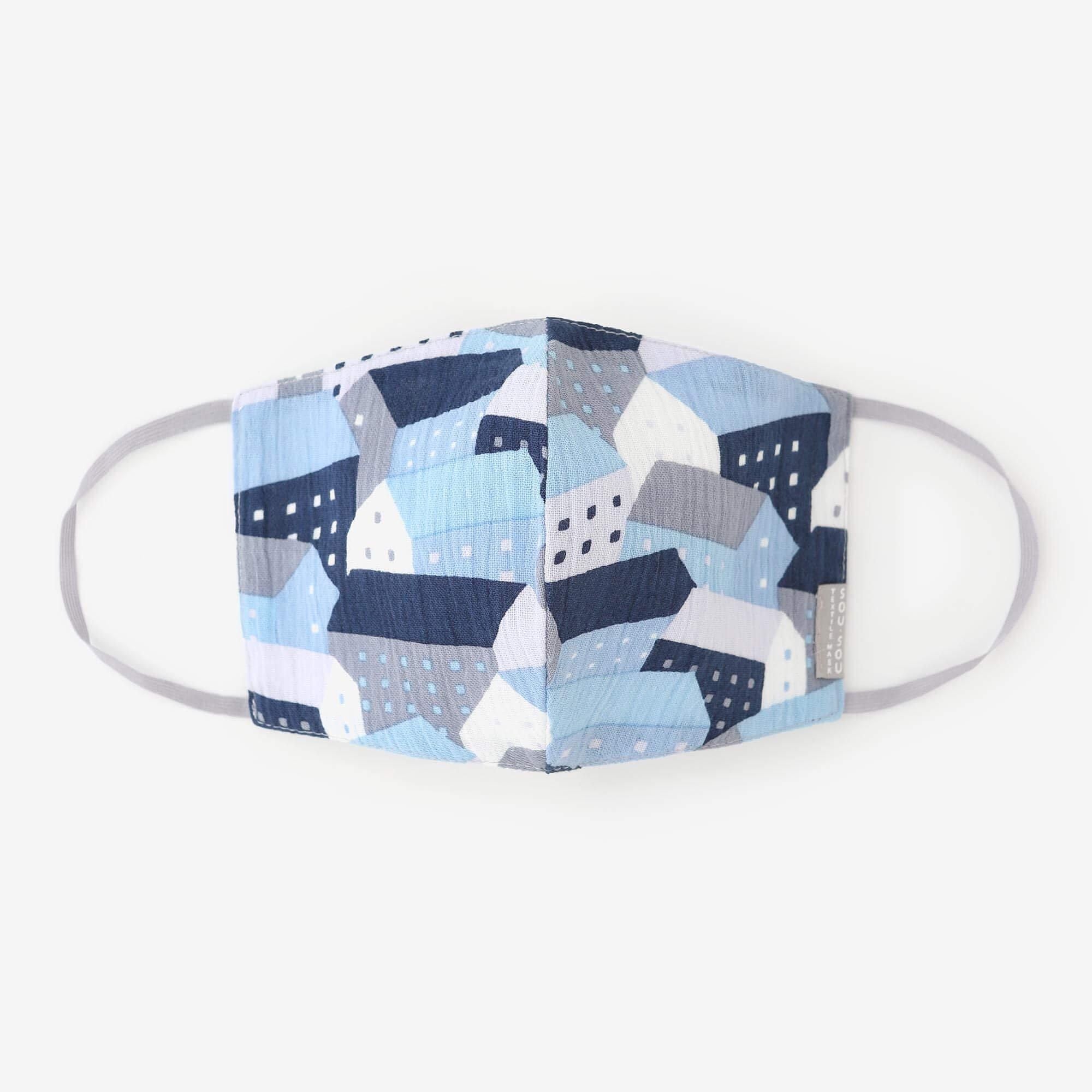 ◎【30%OFF】高島縮棉圖案紋樣布口罩／北之國