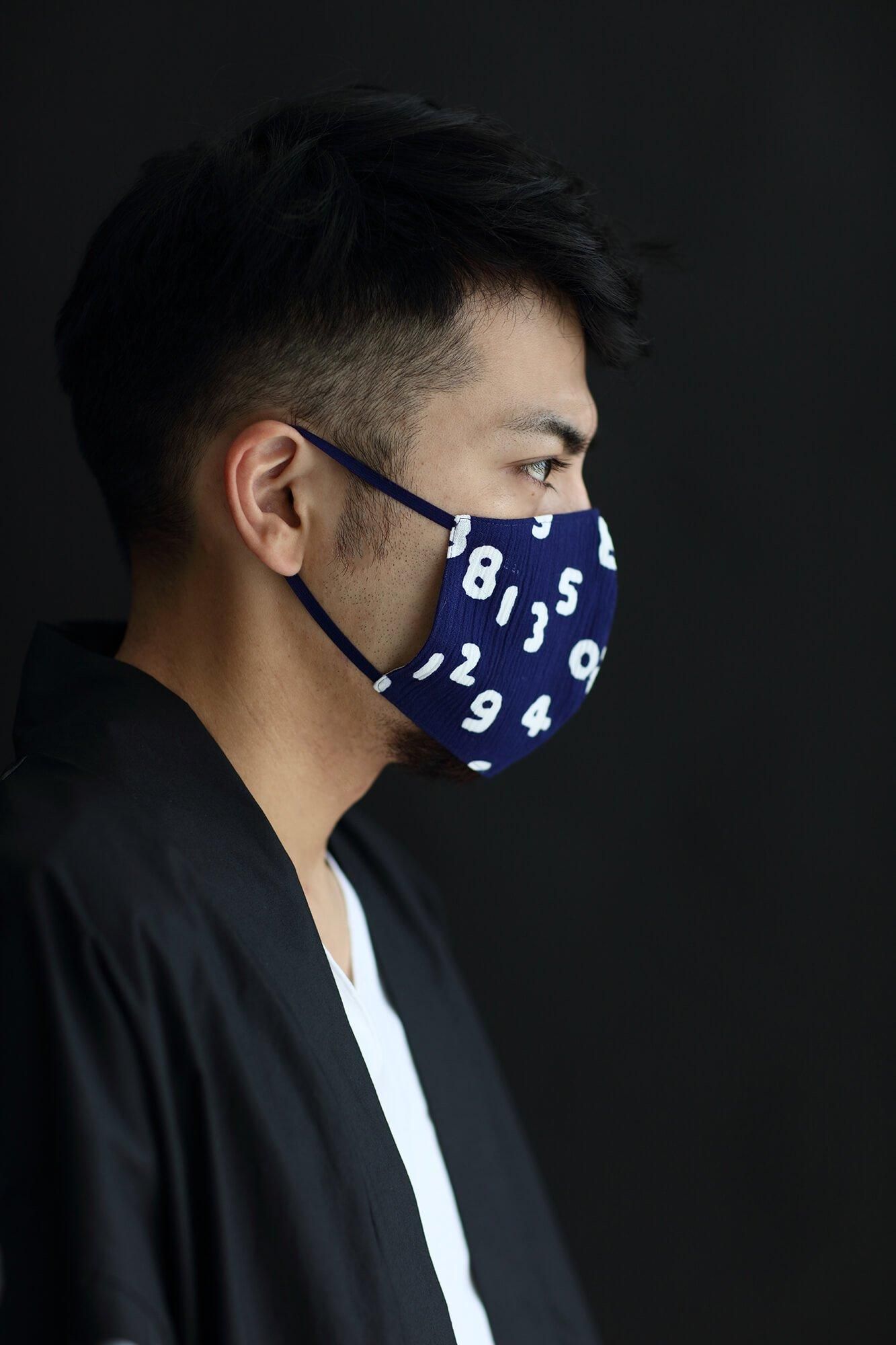 ◎[30％折扣] takashima chiku纺织面膜 / so-su-u kon（kon）深蓝色（nukon）