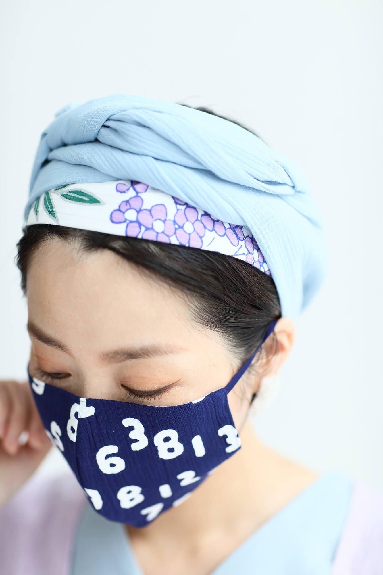 ◎[30％折扣] takashima chiku纺织面膜 / so-su-u kon（kon）深蓝色（nukon）
