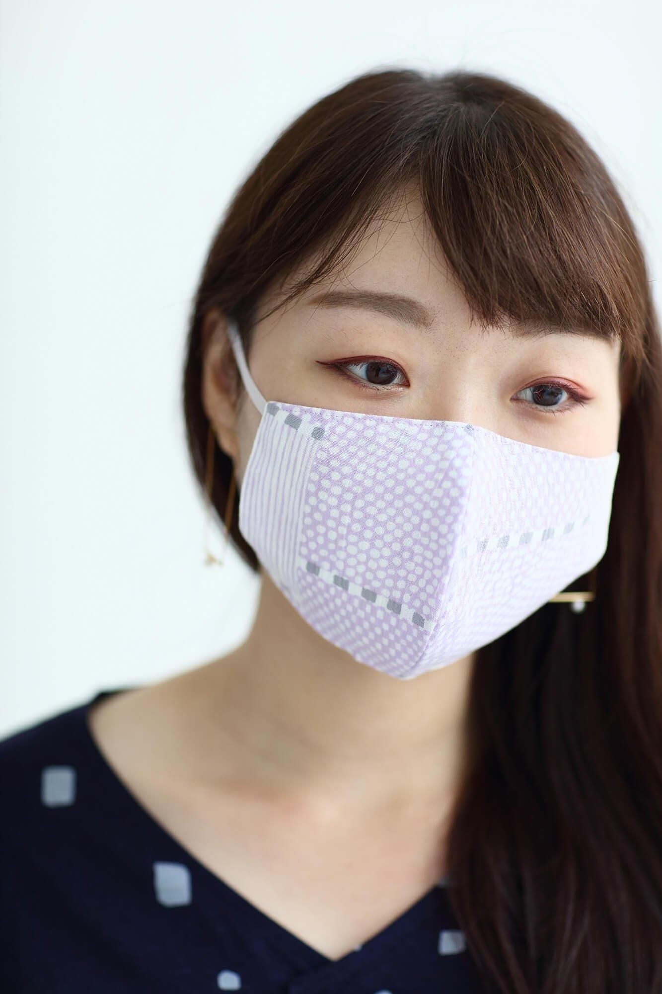 ◎[30％折扣] takashima chiku纺织面膜 /跨度2粉红色（momoiro）