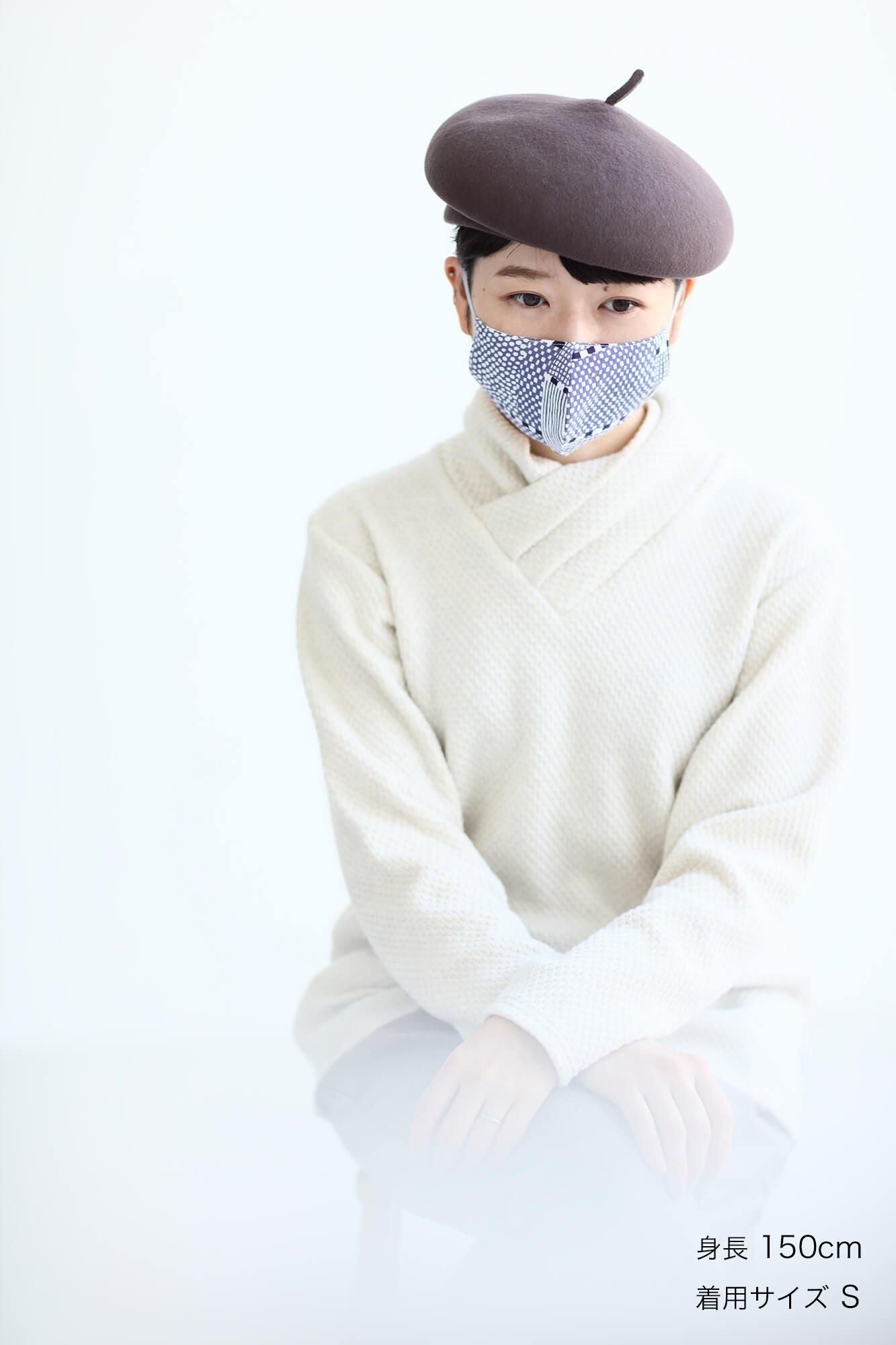 ◎[30％折扣] takashima chiku纺织面具 /小队2灰蓝色（haiao）