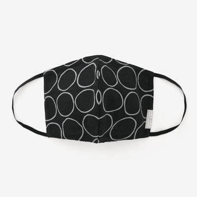 ◎ [30% OFF] 棉亚麻 x Takashima Chijimi 纺织面膜/Wanabe 湿色 x decharcoal color (keshizumi color)