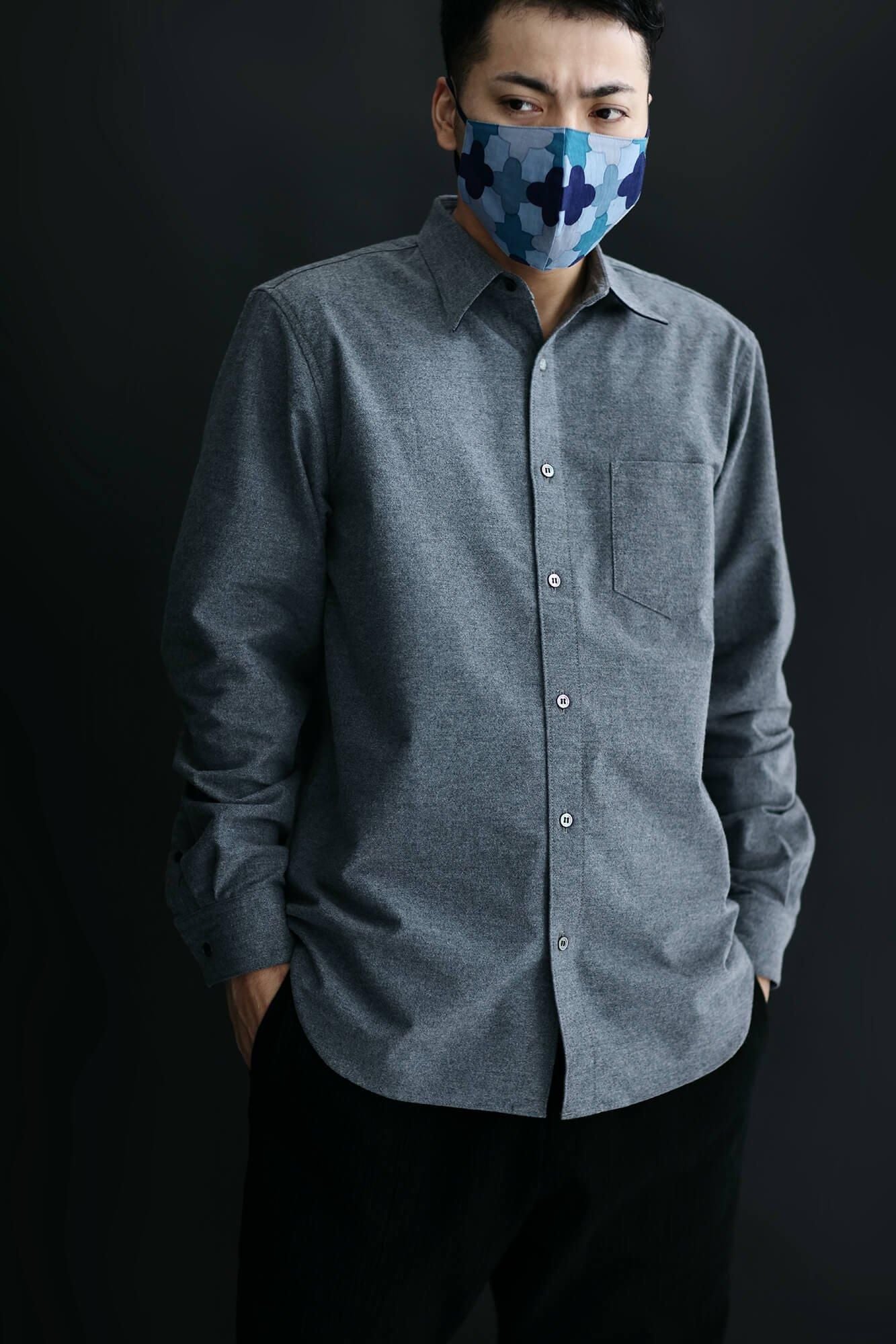 ◎[30％折扣] Takashima Plain编织X Takashima Chiku纺织面膜/Robin Ladder（现在的梯子）Kyonezu