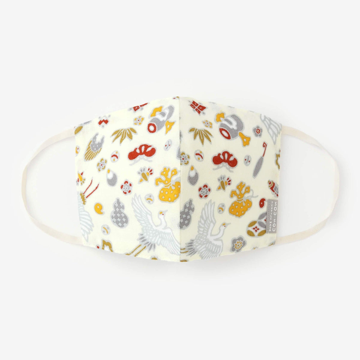 ◎【30%OFF】高島平織×高島縮 テキスタイルマスク／弥栄（いやさか）