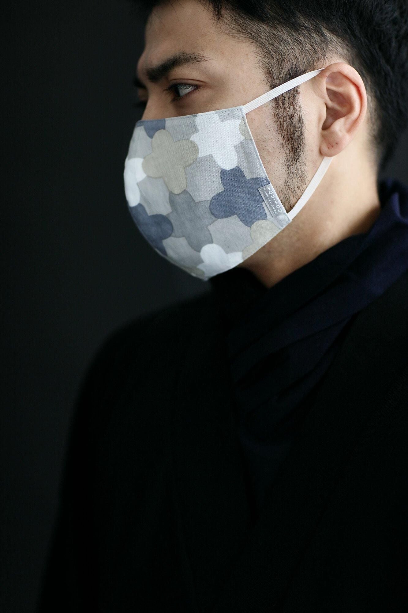 ◎[30％折扣] Takashima Plain编织X Takashima Chiku纺织面膜/Robin Ladder（Shiracha Nezu）