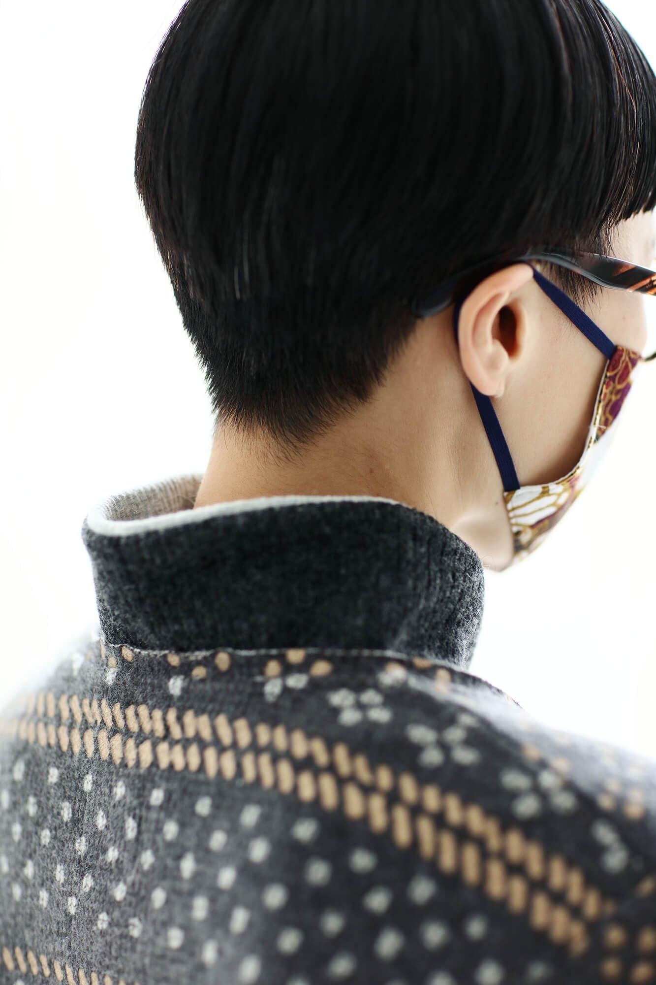 ◎【30%OFF】Chizimi Cotton Cotton Mask / Luxurious