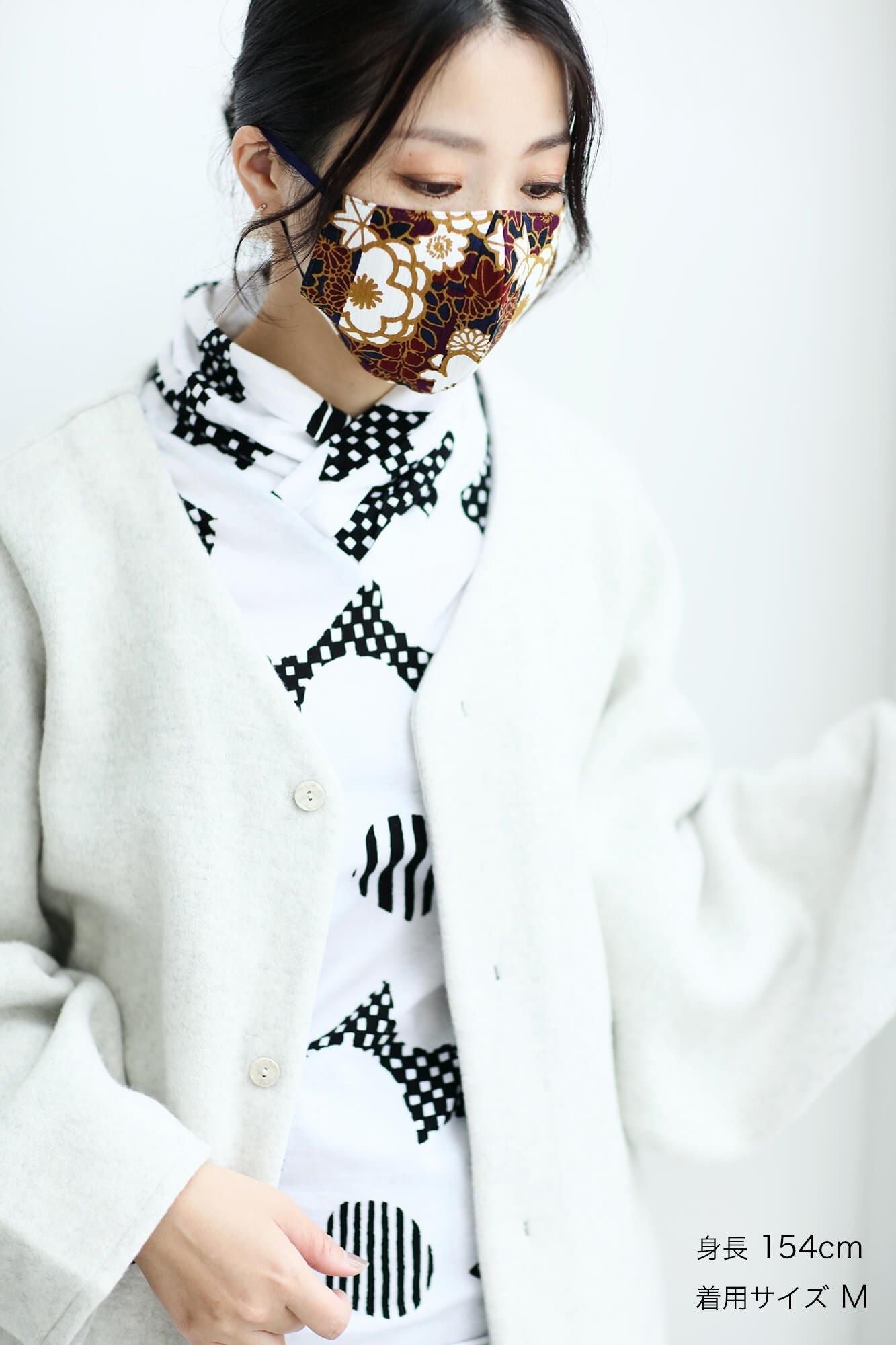 ◎【30%OFF】Chizimi Cotton Cotton Mask / Luxurious