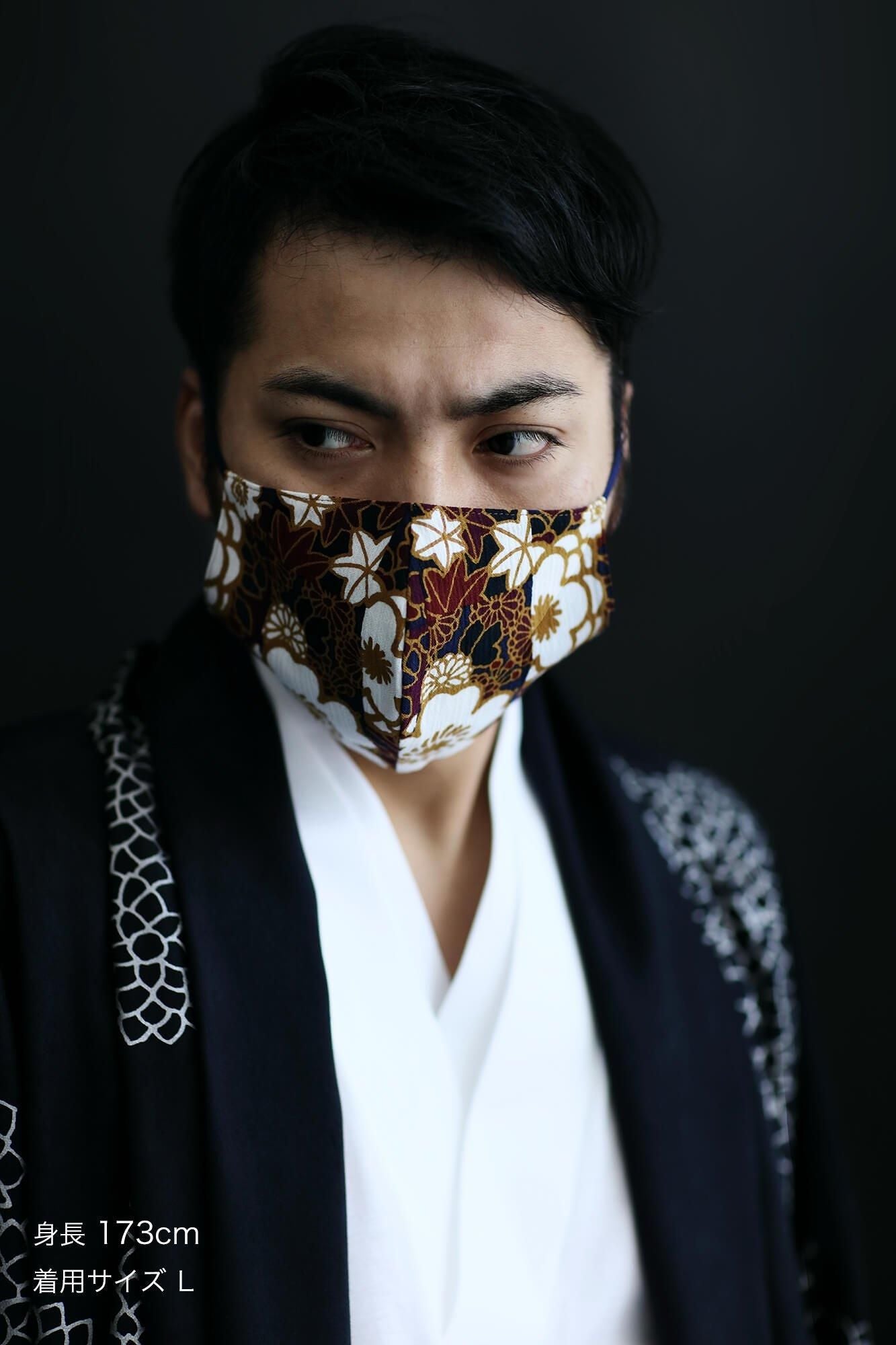 ◎【30%OFF】Chizimi Cotton Cotton Mask / Luxurious