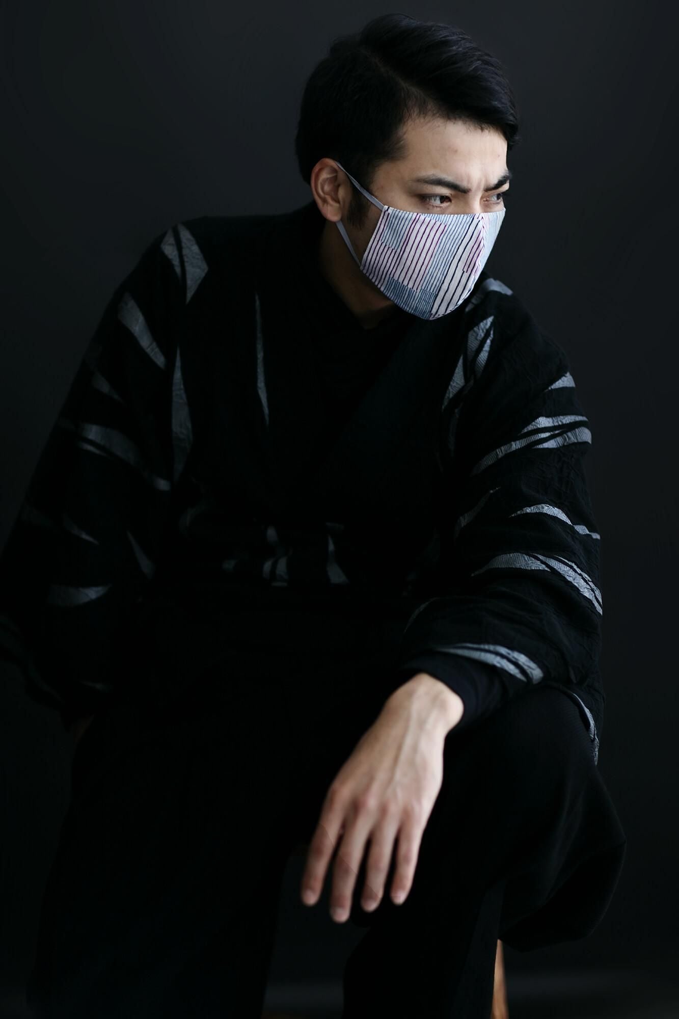 ◎[30％折扣] takashima chiku纺织面膜/条纹