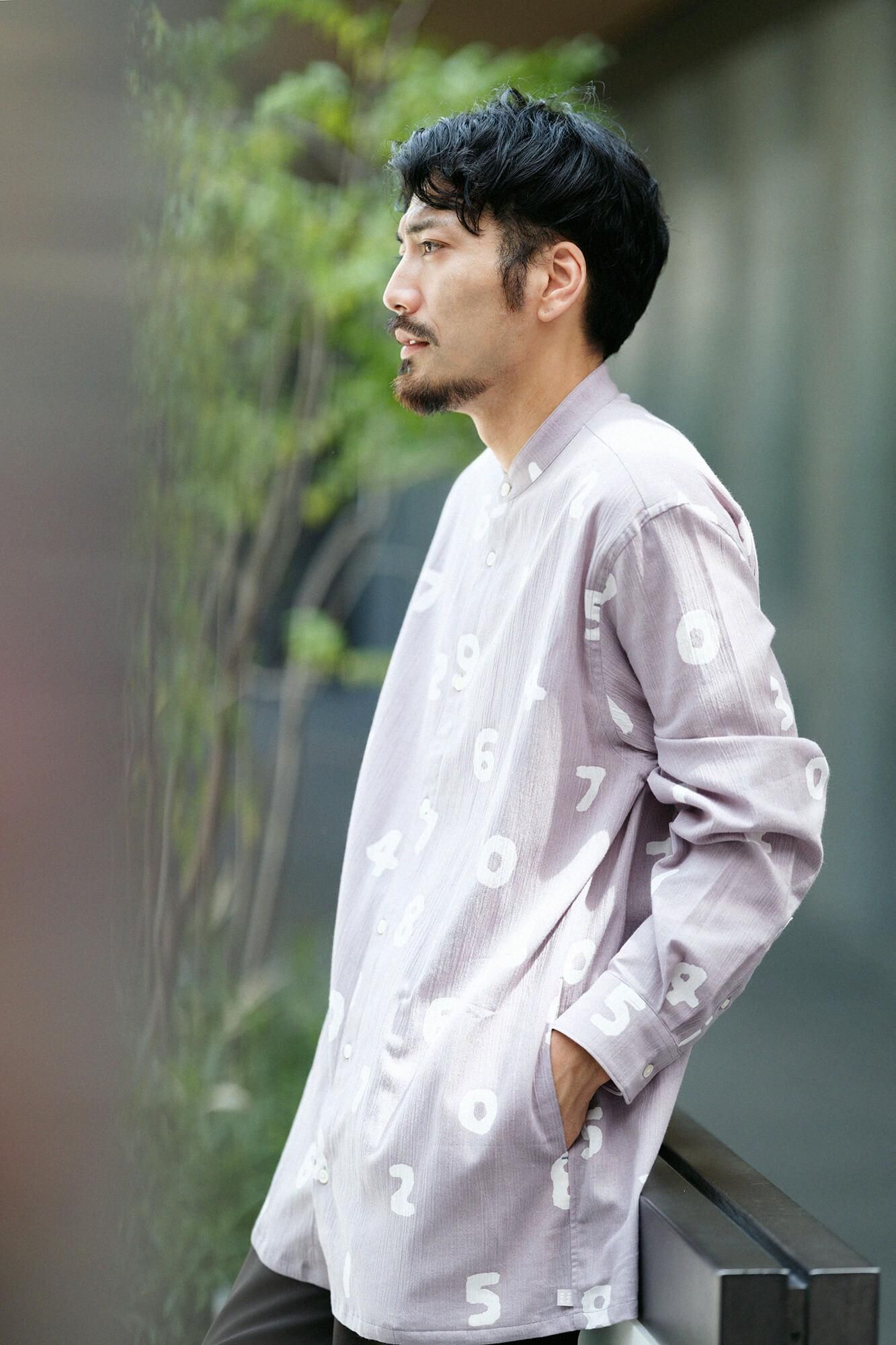 【net限定】高島縮 20/20 スタンドカラーシャツ SP／SO-SU-U