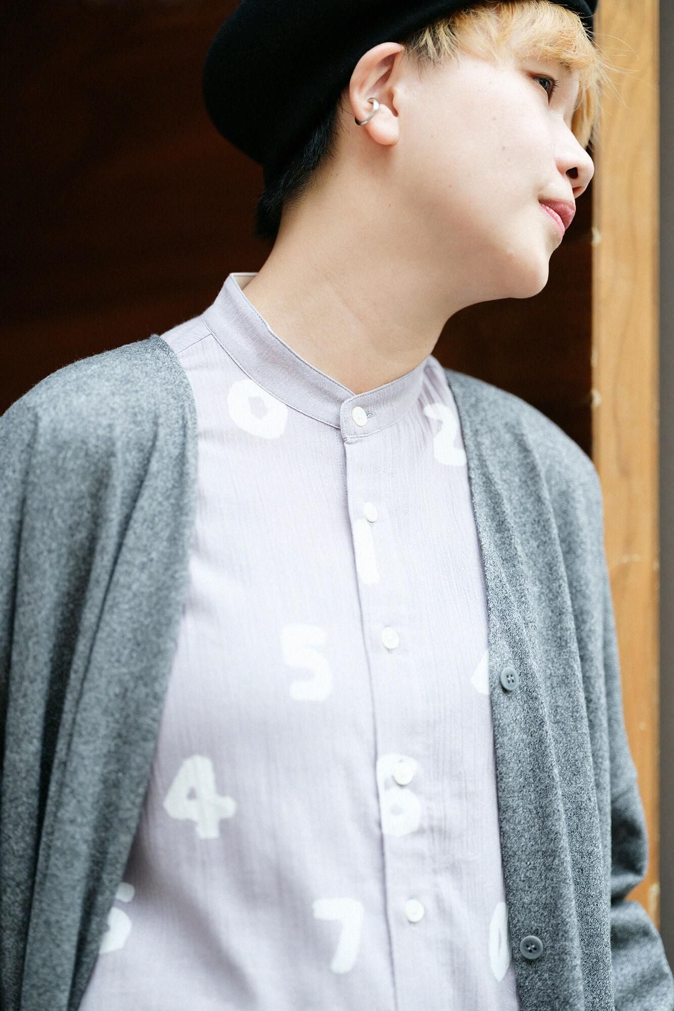 【net限定】高島縮 20/20 スタンドカラーシャツ SP／SO-SU-U