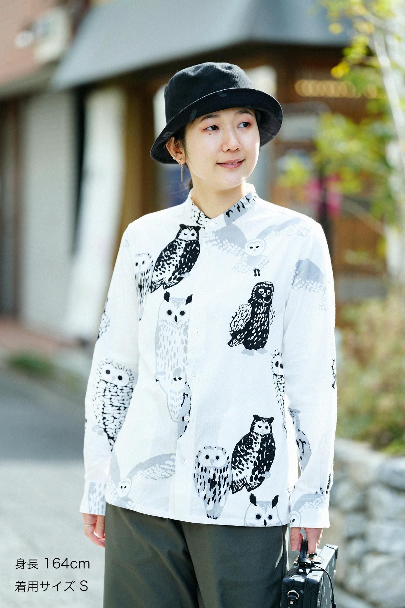 [仅网络发售] Shiji Takashima 20/20 立领衬衫 SP/Owl