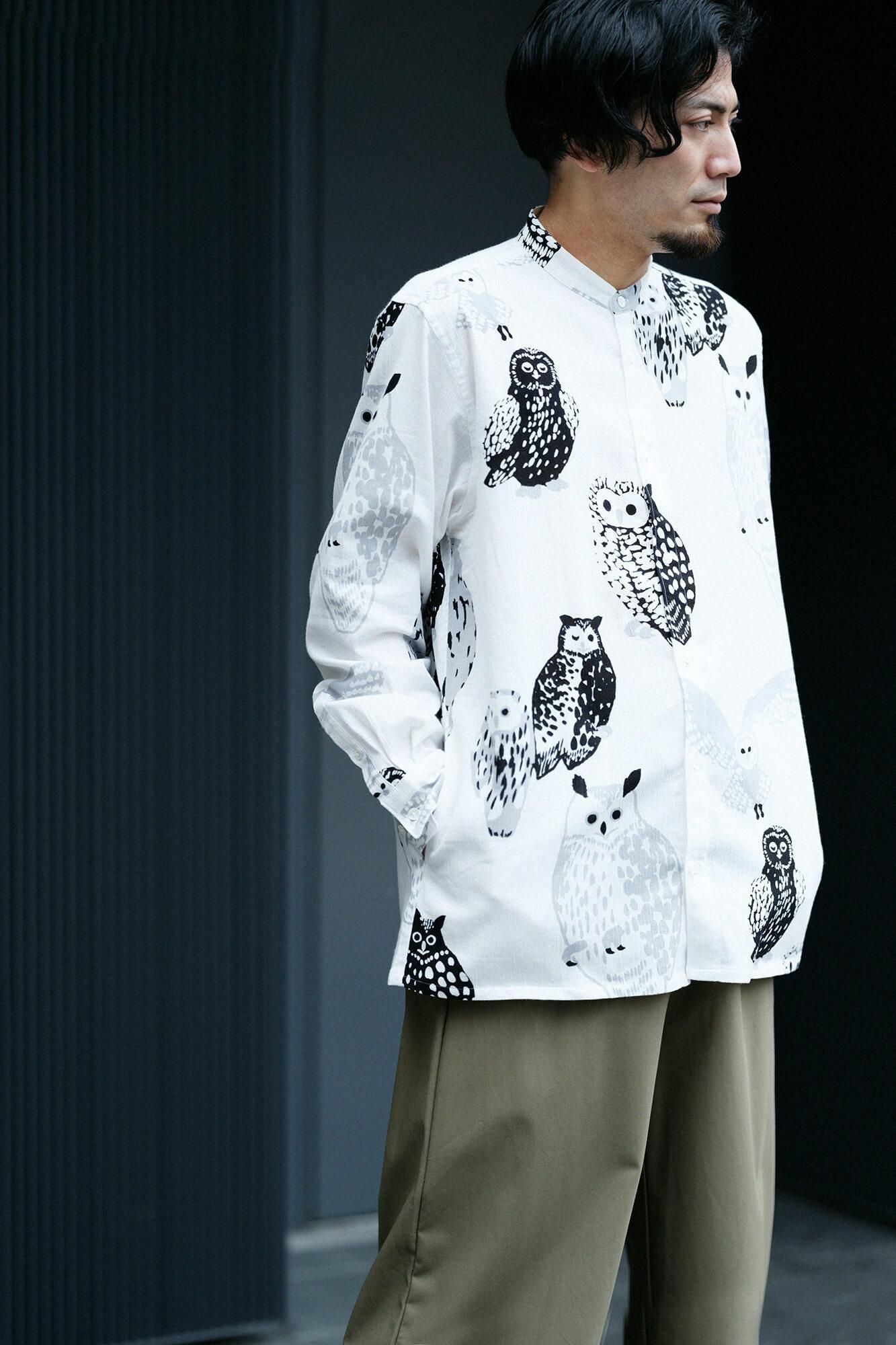 [仅网络发售] Shiji Takashima 20/20 立领衬衫 SP/Owl