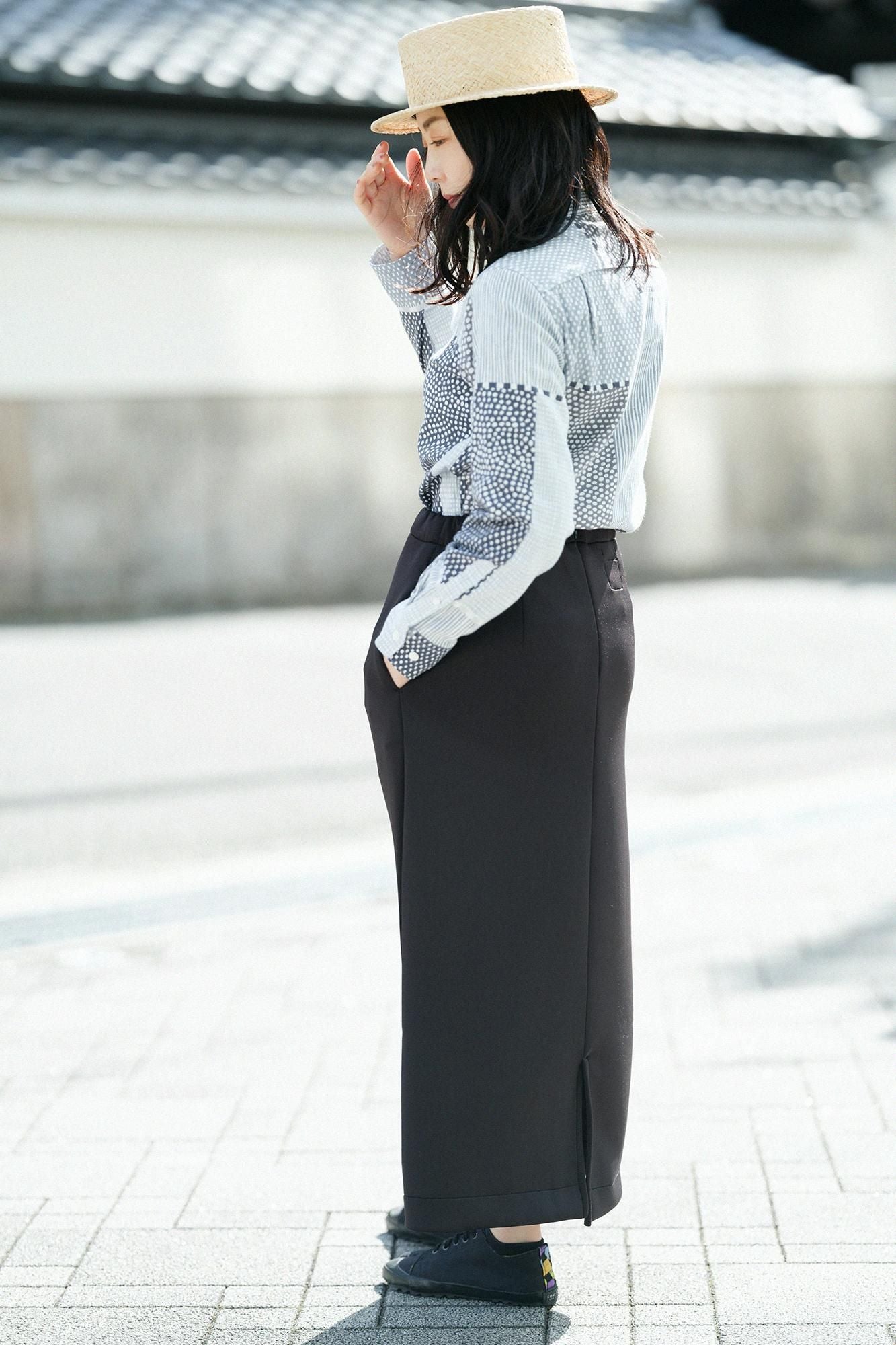 [仅在网上发售] Shiji Takashima 20/20 立领衬衫 SP/Magasane