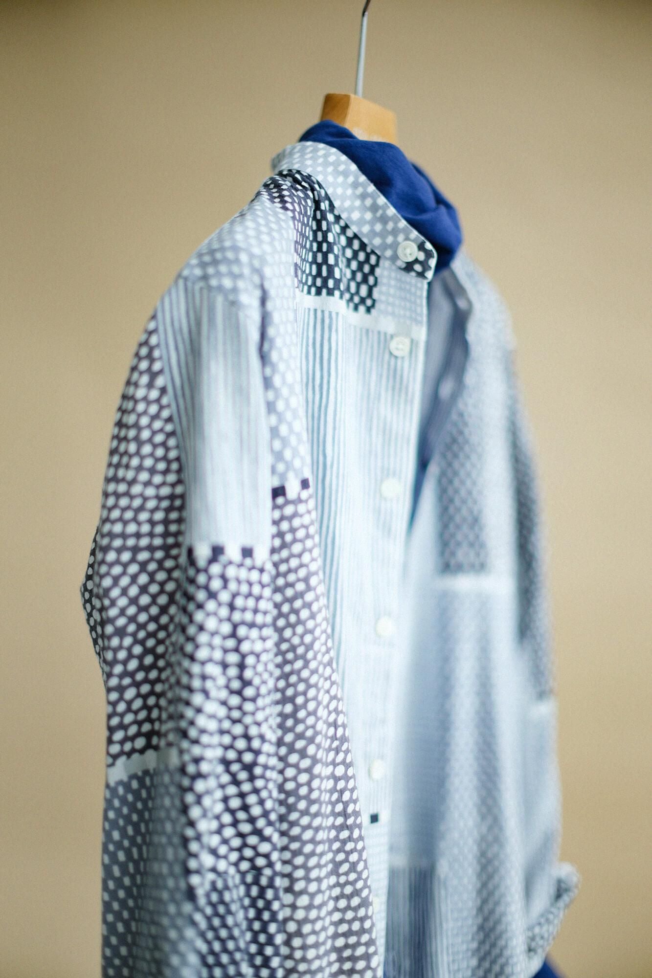 [仅在网上发售] Shiji Takashima 20/20 立领衬衫 SP/Magasane