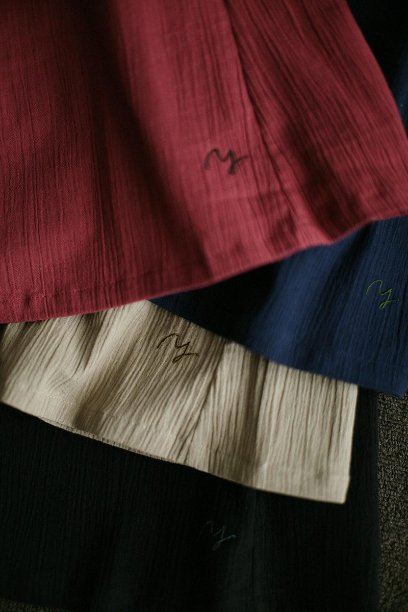 Chizimi Cotton Long Sleeve Tunic