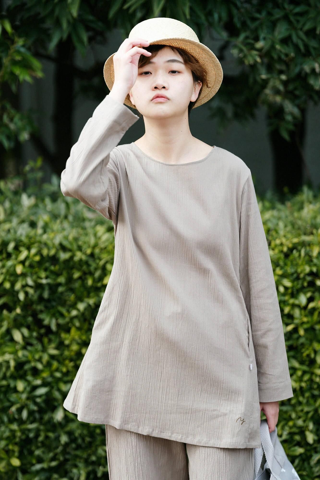 Takashima Jiji 20/20 Langarm-Tunika/Chanezu