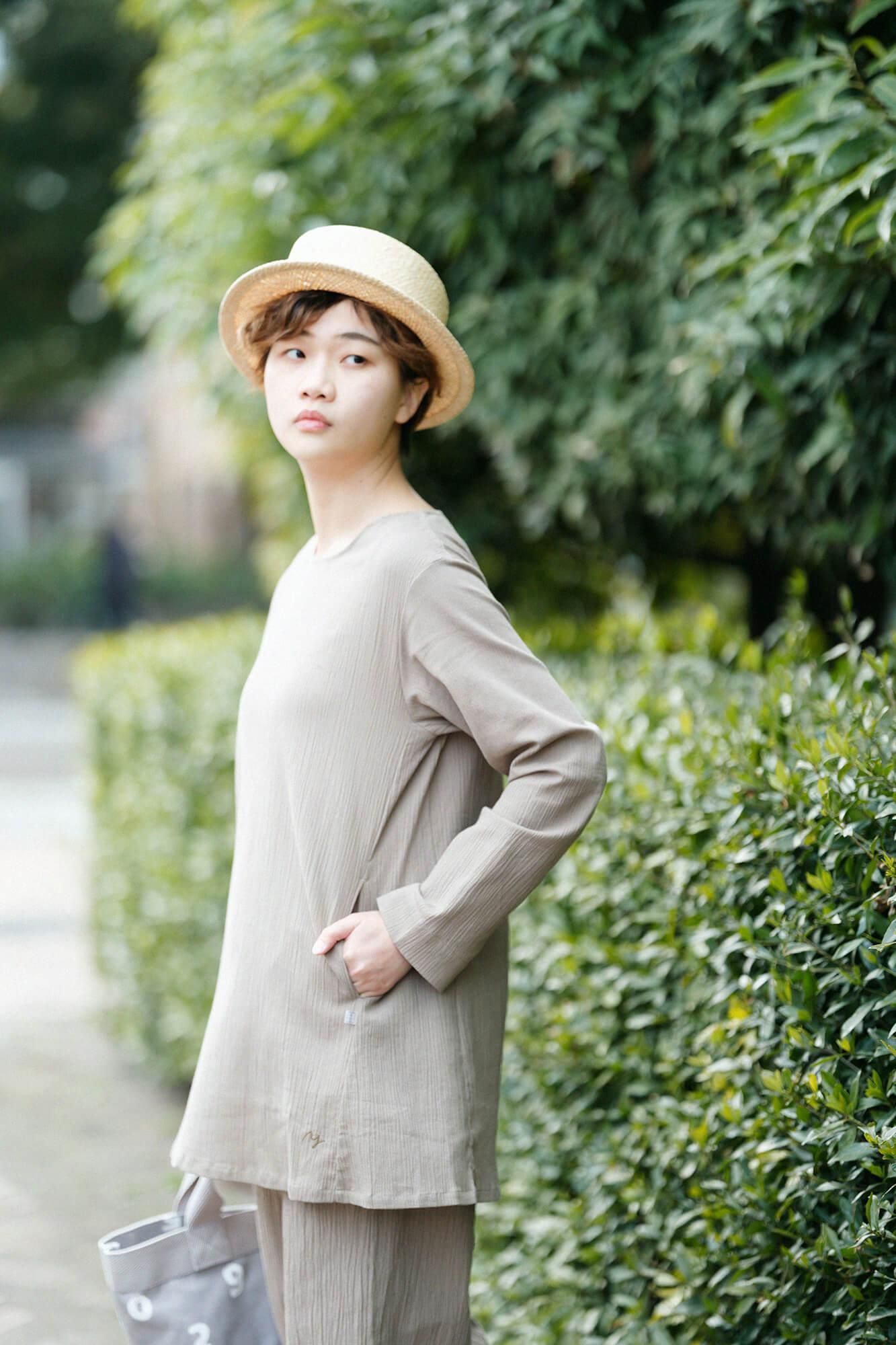 Takashima Jiji 20/20 Langarm-Tunika/Chanezu