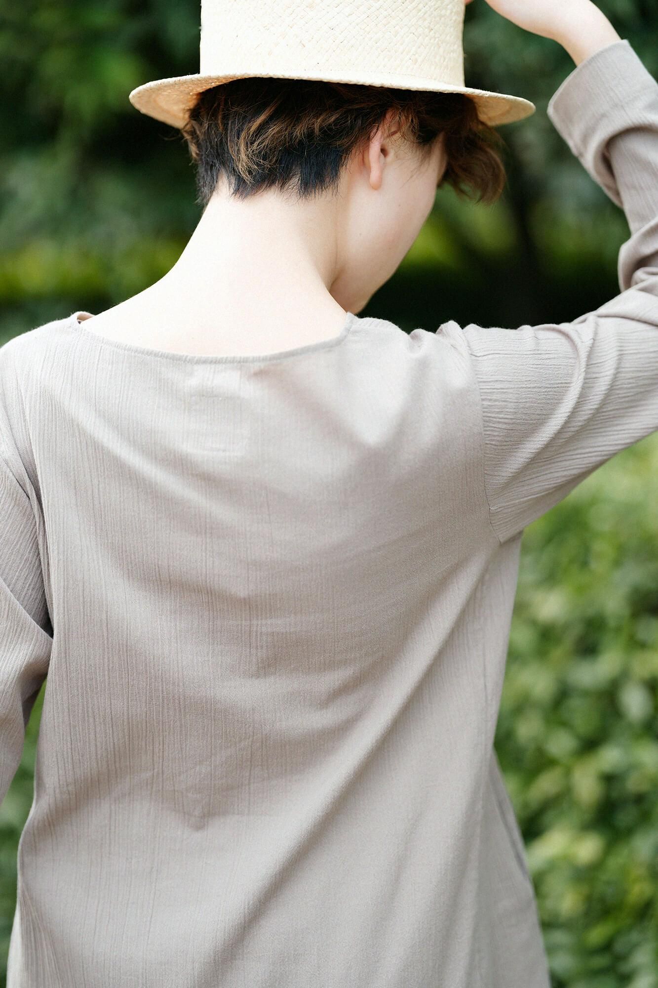 Takashima Jiji 20/20 Langarm-Tunika/Chanezu