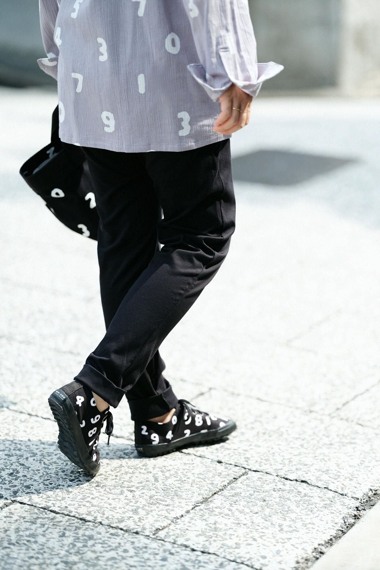 펀치 로마 레깅스 팬츠／검은색