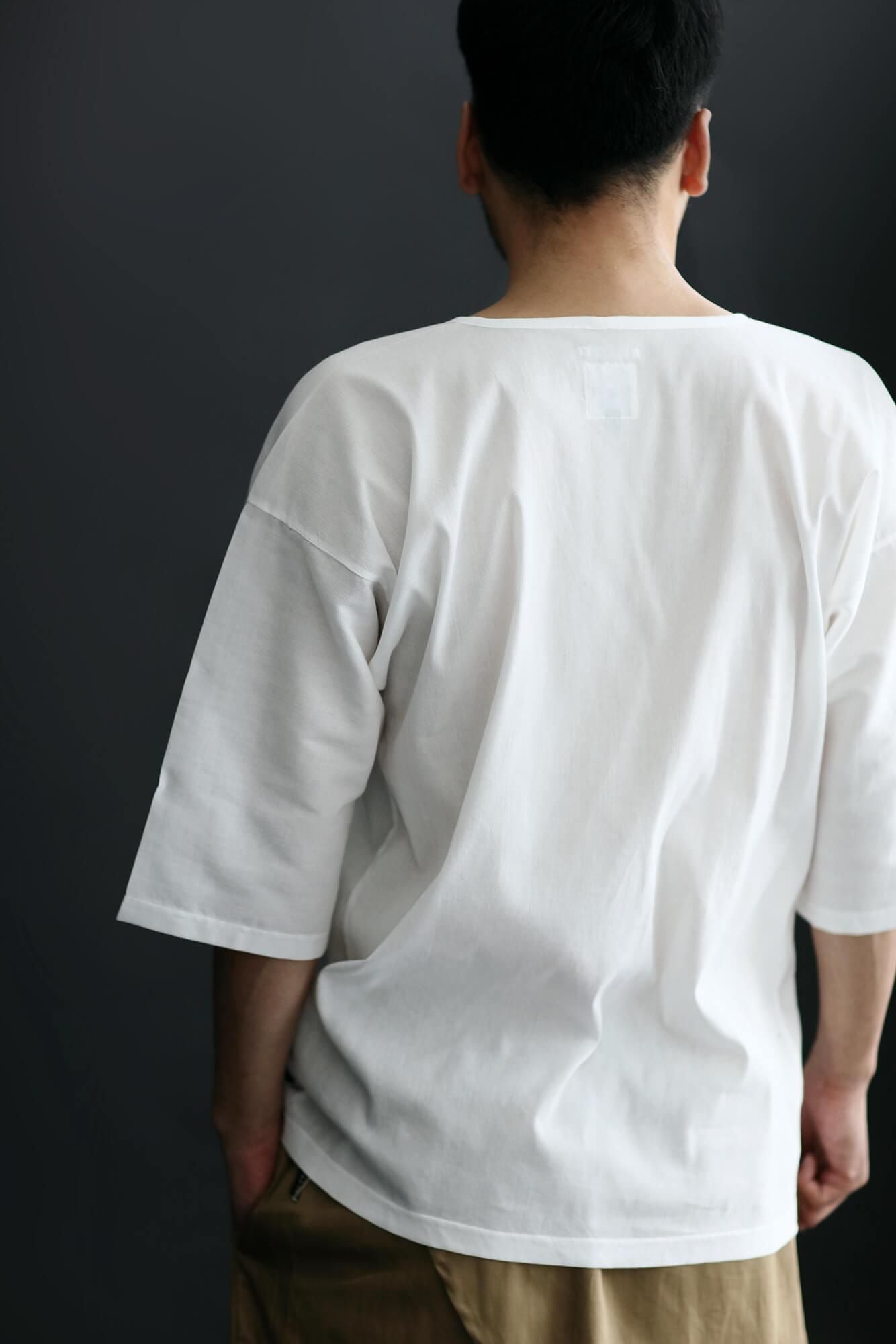 高島縮棉40/40 風靡 打底衫／白色