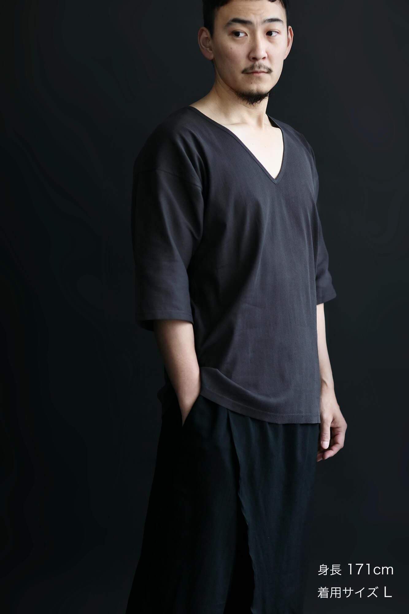 高島縮棉40/40 風靡 打底衫/深灰色