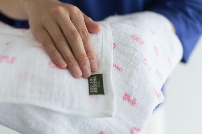 朧染紗布毛巾/ SO-SU-U十數 紅色