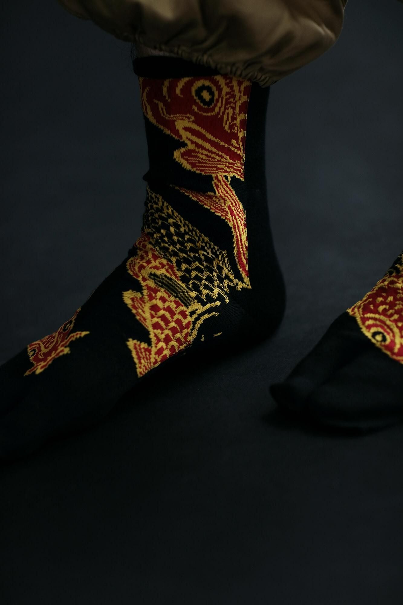 Sous Tabi Corquettes (longueur normale) / carpe est Dragon dans le ciel [pour les hommes et les femmes]