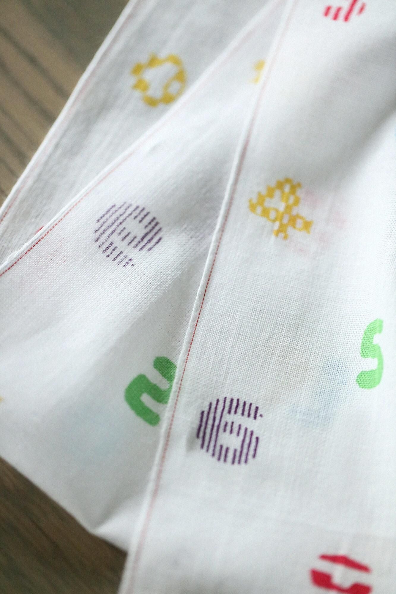 伊勢木棉圖案紋樣手巾／SOU・SOU京都 先斗町