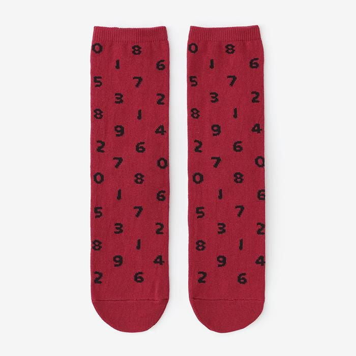 先丸足袋下（普通丈）／SO-SU-U 臙脂色（えんじいろ）