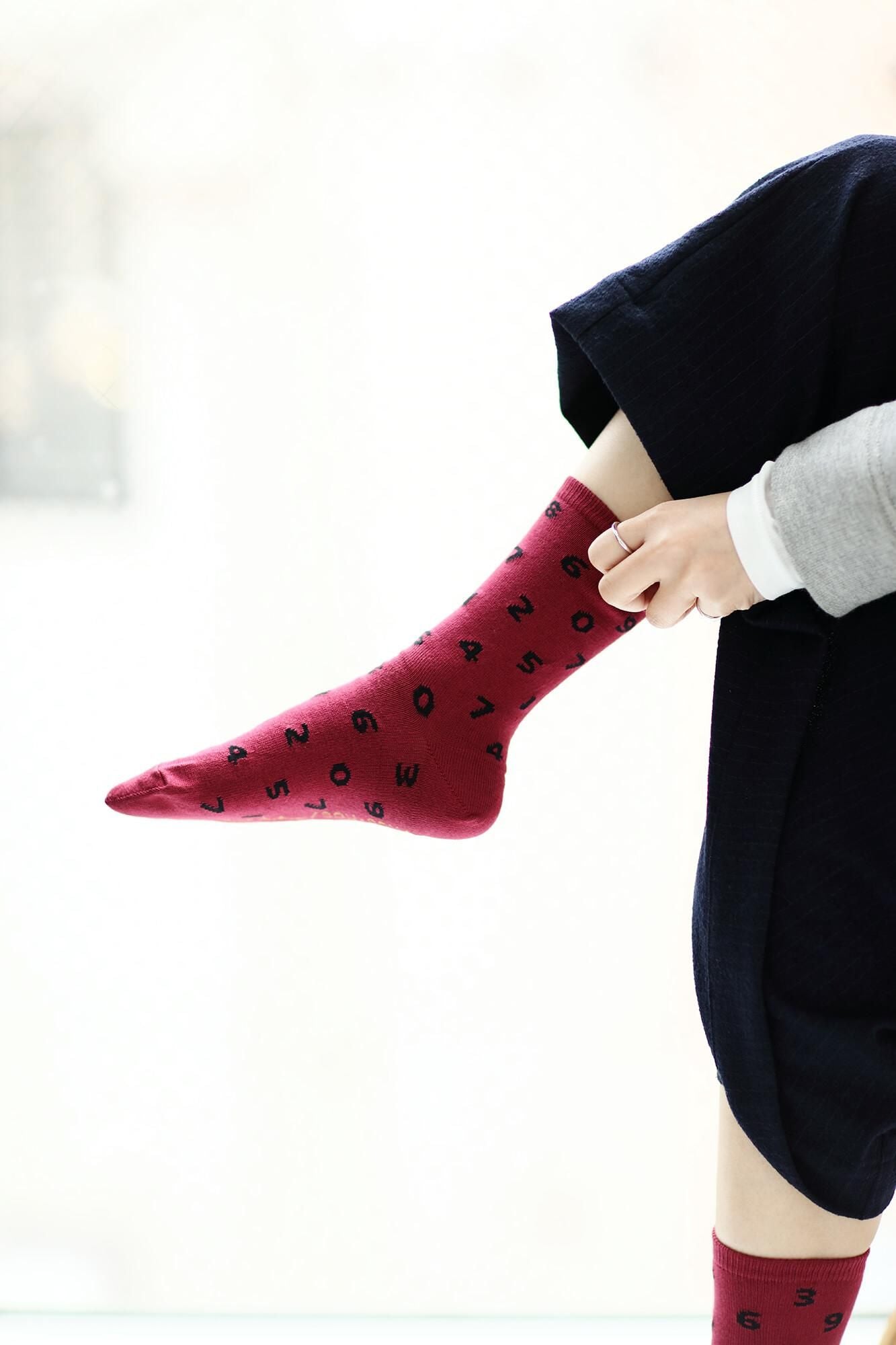 사키마루 타비양말(정상 길이)/SO-SU-U 빨강색