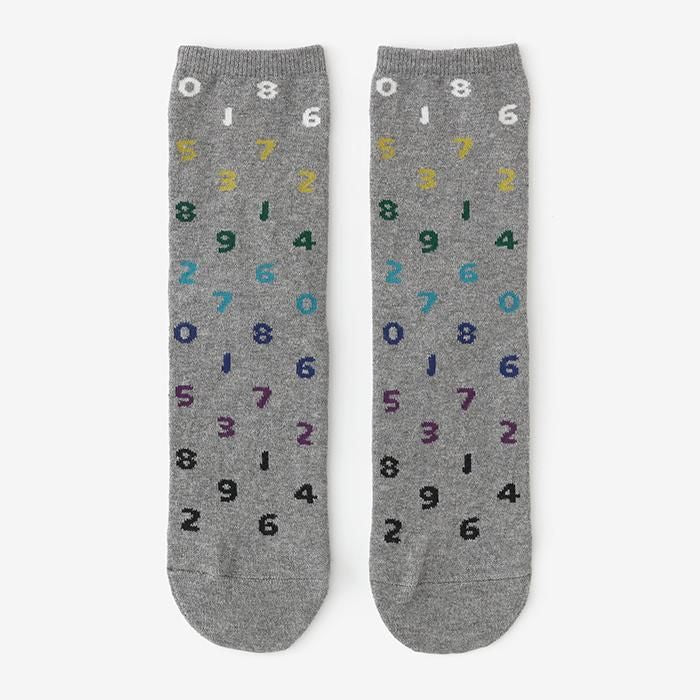 先丸足袋下（普通丈）／SO-SU-U 階調（かいちょう） 杢灰（もくはい）